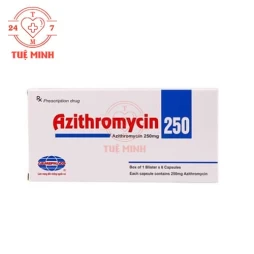 Azithromycin 250mg Armephaco - Thuốc điều trị nhiễm khuẩn